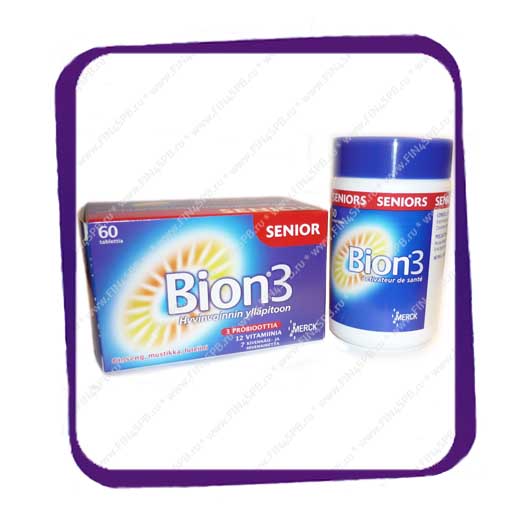 Bion 3 Senior 60 tabs (Бион 3 Сеньор 60 табл.) | Витамины | Купить в ...
